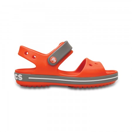 Πορτοκαλί πέδιλο Crocs 12856-818 crocband sandal kids tangerine