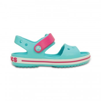 Γαλάζιο πέδιλο Crocs 12856-4FV crocband sandal kids pool