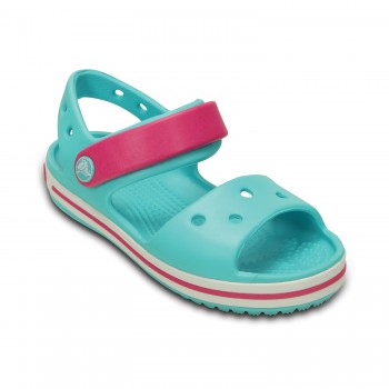 Γαλάζιο πέδιλο Crocs 12856-4FV crocband sandal kids pool